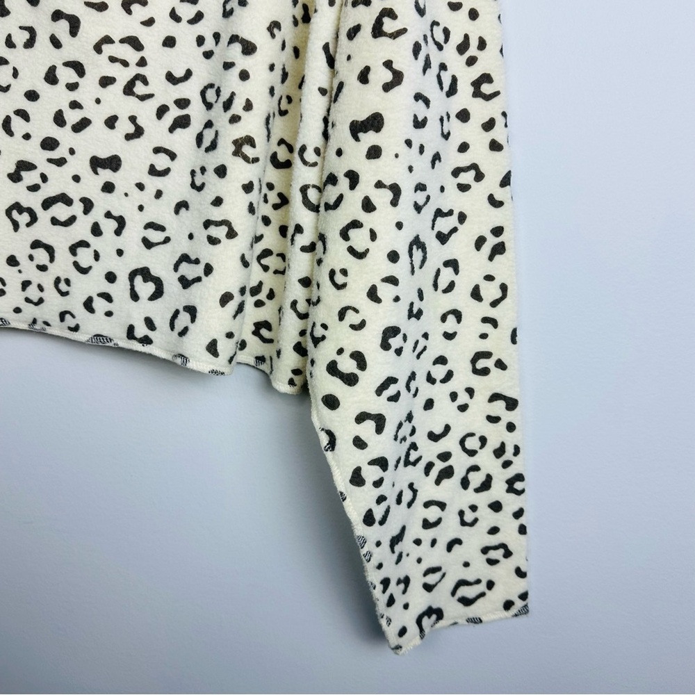 Free People Intimately NWT Rain check Cream and Black Animal Print Patterned Top - Picture 6 of 11